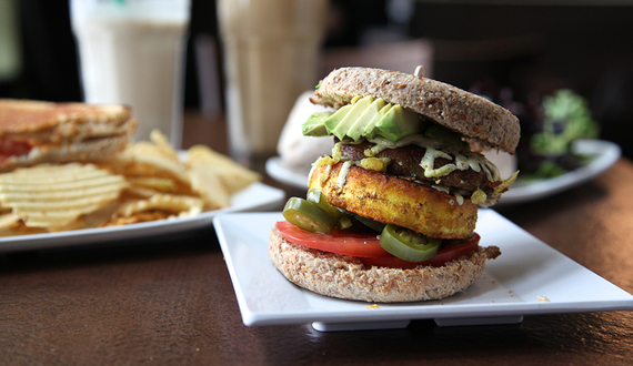 Strong Hearts Cafe offers delicious vegan milkshakes, food