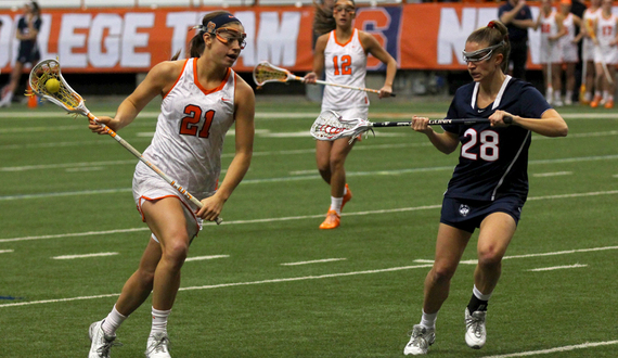 No. 2 Syracuse hangs on in 12-11 win over unranked Connecticut at home