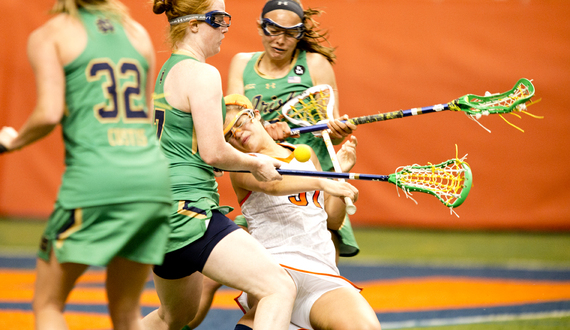 No. 6 Syracuse fails to convert late in 12-11 overtime loss to No. 13 Notre Dame