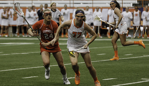 Maddy Huegel uses hockey skill set to excel on ground balls, draws for Syracuse