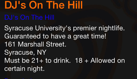 DJ&#8217;s On The Hill launches app