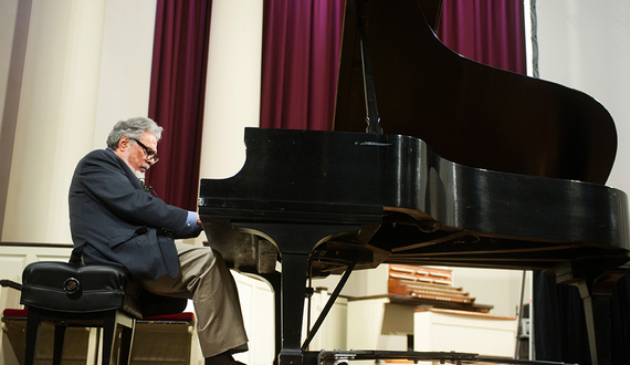 Leon Fleisher performs on piano, discusses musical career