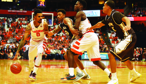 Michael Gbinije carries Syracuse to a 79-66 comeback win over St. Bonaventure