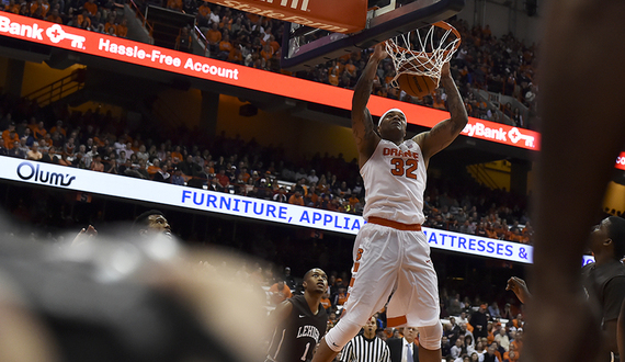 Dajuan Coleman seeing limited minutes as he eases back into Syracuse rotation