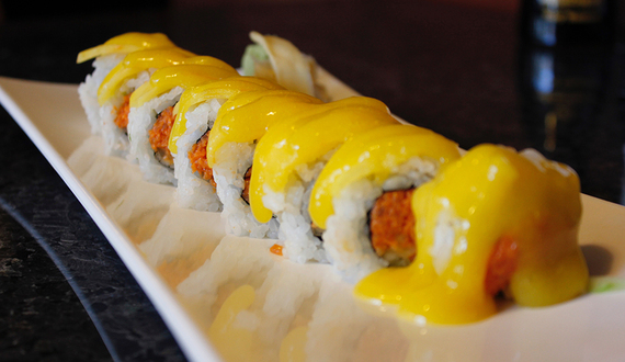 Sakana-Ya Sushi Bar offers excellent dumplings, mango rolls