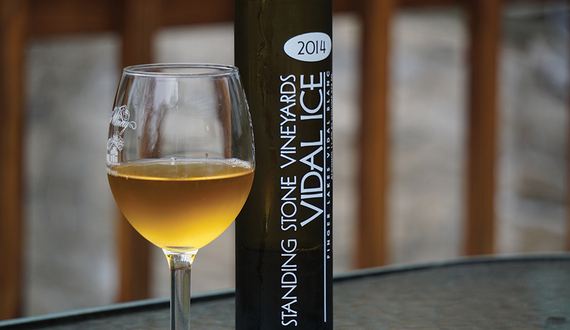 Golden Vidal Blanc Ice Wine is local and luxurious