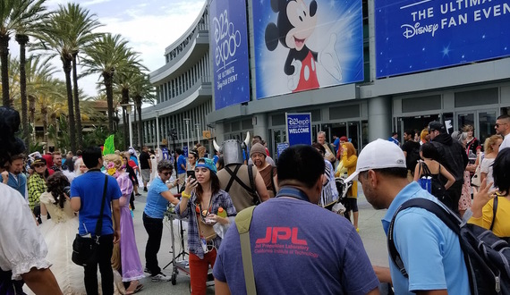 Disney&#8217;s D23 expo includes Oprah, movie previews and lots of line waiting