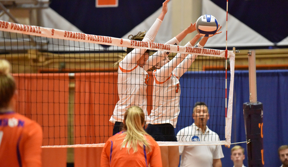 Height dominance up front leads Syracuse past Clemson in straight-sets, 3-0