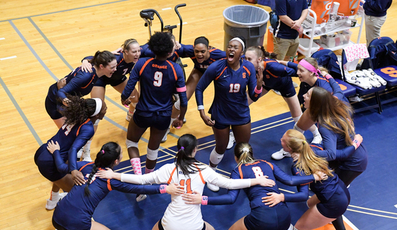 After falling in opening set, Syracuse rips off 3 straight sets en route to win