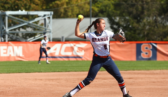 Freshman Miranda Hearn will contribute from both the circle and plate for Syracuse