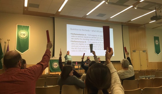 SUNY-ESF governing body considers a 2nd no confidence vote in its president