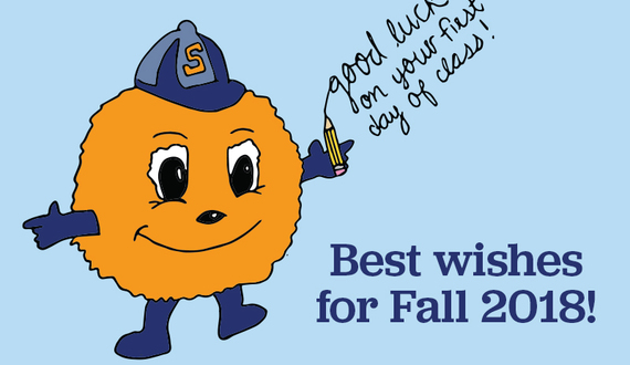 Best wishes for fall 2018