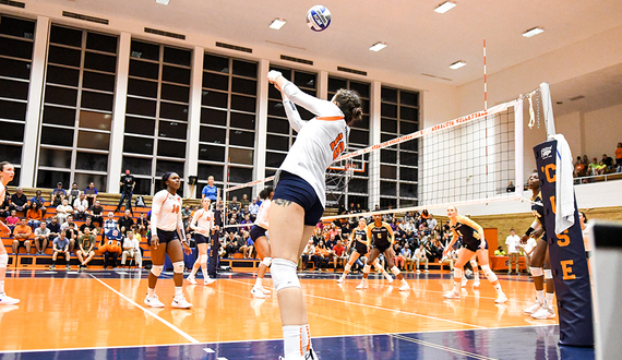 Service improvement guides SU to straight-set win over Georgia Tech