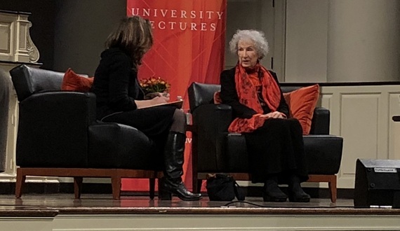 Margaret Atwood discusses activism, literary legacy at SU lecture