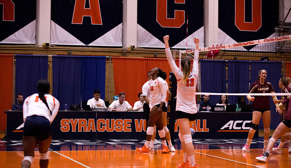 Syracuse dominates Virginia Tech in 4-set road win