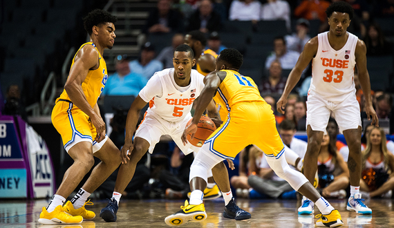 Jalen Carey reflects on diminished playing time after expanded role in SU’s ACC Tournament win