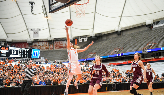 Tiana Mangakahia stars in Syracuse’s 1st round win over Fordham with near triple-double