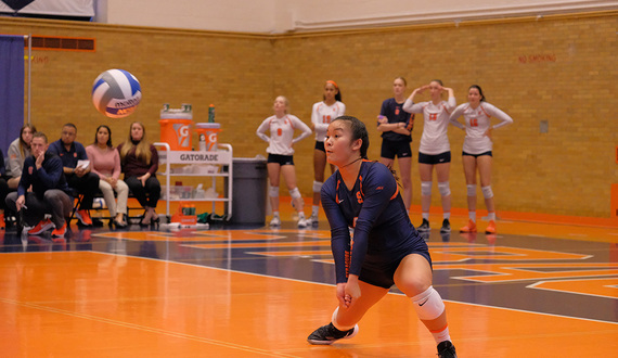 Aliah Bowllan leads defensive performance in straight-set rout of Virginia Tech