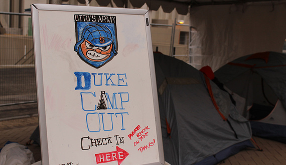 ‘Cool Kids’ claim top spot at Otto’s Army campout before Syracuse-Duke game