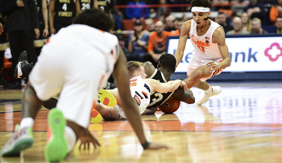 Brycen Goodine&#8217;s game-winning putback lifts Syracuse over Wake Forest, 75-73