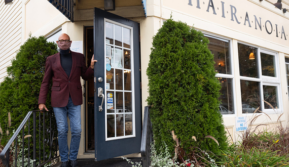 Local hairdressers offer a sense of normalcy to customers