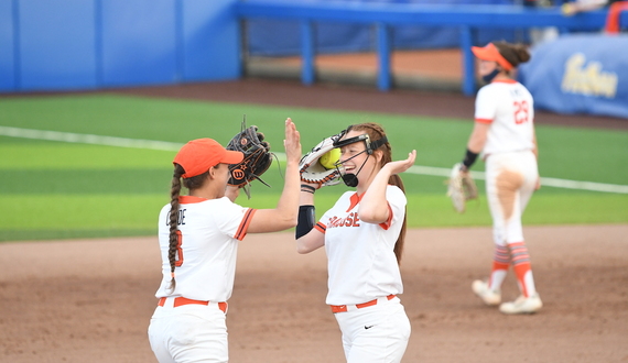 How freshmen pitchers Hendrix and Gustave earned spots in SU’s rotation