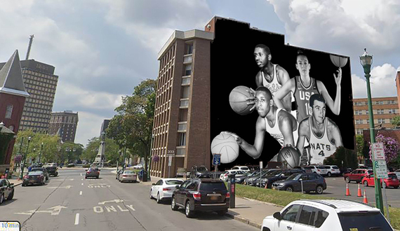 New downtown mural will feature 4 of Syracuse’s best basketball players