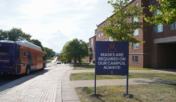 SU will continue to require masks on campus pending updates from NY state