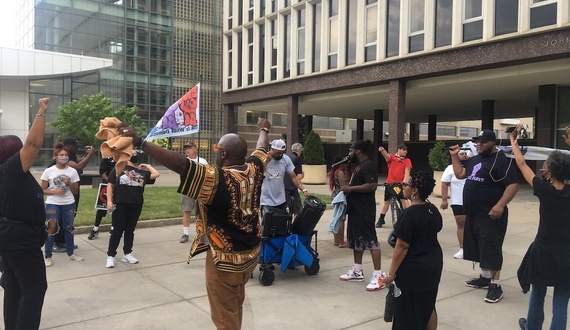 Syracuse community members march to honor George Floyd 1 year after his murder