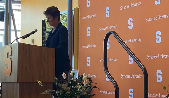 SU welcomes Provost Gretchen Ritter at ceremony Tuesday