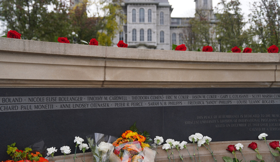 Gallery: Remembrance Scholars lay roses to honor Pan Am Flight 103 victims