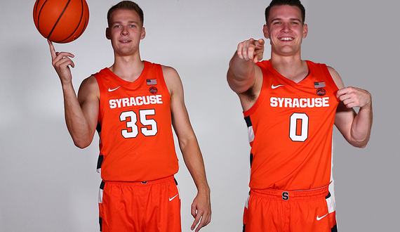 THEIR OWN PATH: Buddy and Jimmy are reunited at SU. This time is different than high school.