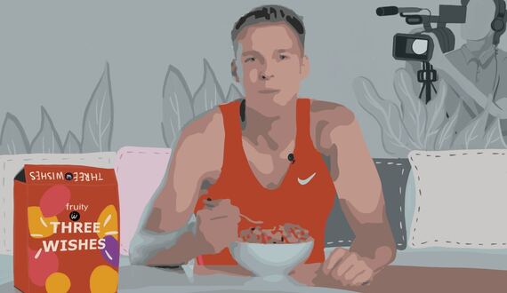 Inside Buddy Boeheim’s Three Wishes cereal commercial as boxes hit the stores