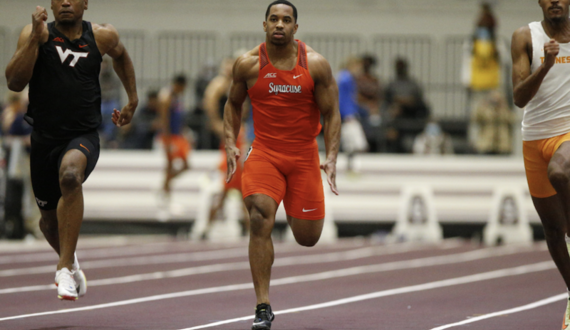 Sean Tucker, while inexperienced, joined track in high school to help football career