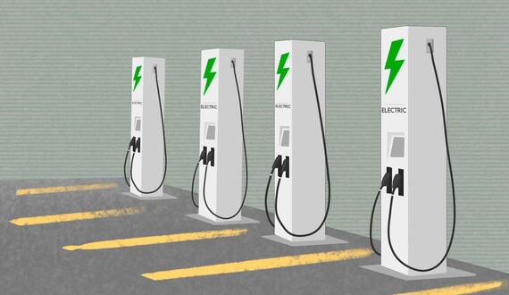 Electric vehicle charging stations are integral to SU&#8217;s climate commitments