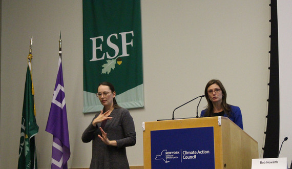 Community members share thoughts on Climate Act plan at SUNY-ESF-hosted comment session