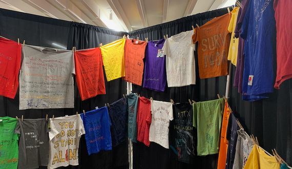 The Clothesline Project raises awareness about sexual, relationship violence