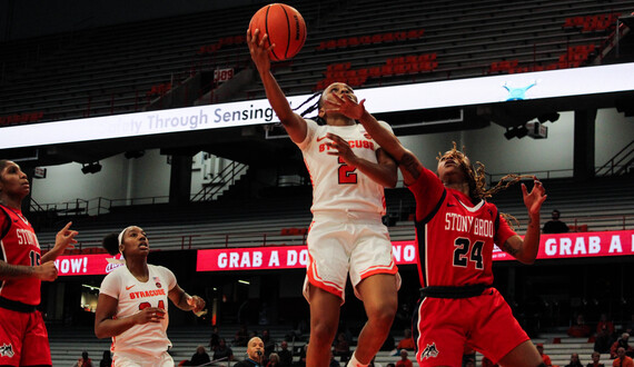 Defense, improved shooting lifts SU to easy 72-48 win over Colgate