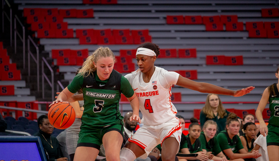 Syracuse capitalizes offensively on Binghamton turnovers in 92-59 win