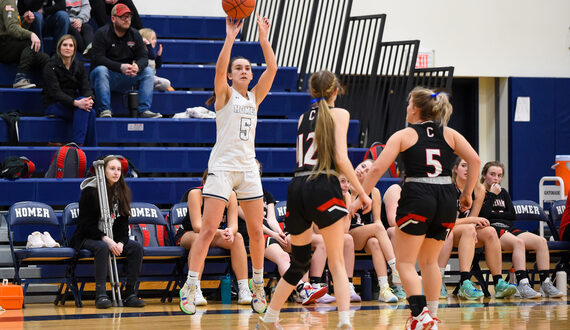 Through her 3-sport background, Catherine Apker is Homer High School&#8217;s all-time scorer