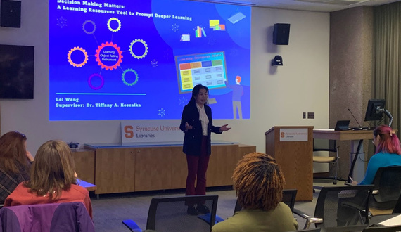 Graduate students enter Three Minute Thesis competition to prepare for final dissertation