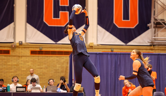 SU drops 3 straight sets against Iowa in home opener