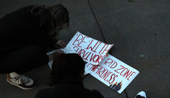 Be With Survivors SU holds vigil to raise Red-Zone awareness