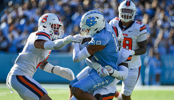 Babers frustrated by early controversial call in defeat to No. 14 UNC