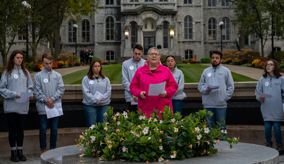 Annual candlelight vigil marks the start of Remembrance Week 2023