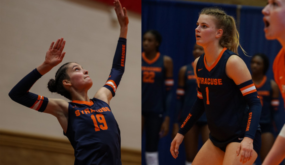 Greta Schlichter, Mira Ledermueller went from rivals in Germany to teammates at SU