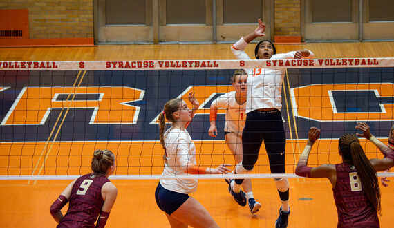 Zharia Harris-Waddy’s passion for music brought her to SU’s Bandier program, volleyball team