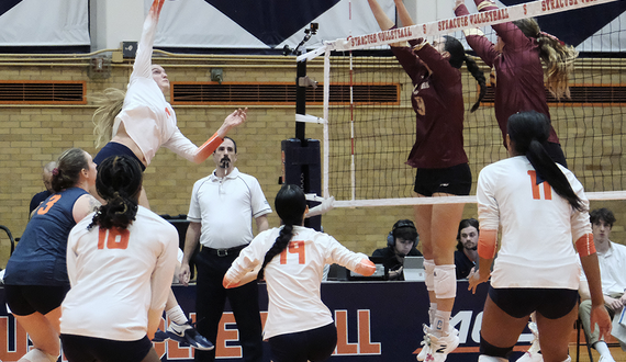 SU falls to BC 3-1, loses 16th straight ACC match