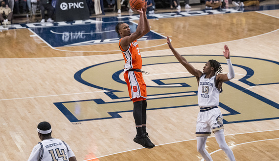 SU fails to back up strong defense in 65-60 loss to Georgia Tech