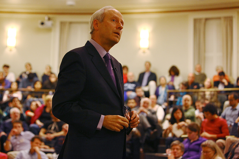 Sandel discusses role money plays in society